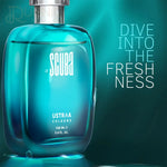 USTRAA Cologne Scuba 100 ml Perfume for Men pack of 2 -
