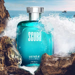 USTRAA Cologne Scuba 100 ml Perfume for Men pack of 2 -