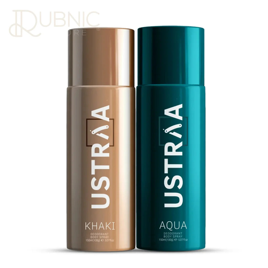 USTRAA Khaki & Aqua Deodorants Body Spray Combo - BODY SPRAY