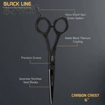 Vega Professional Carbon Crest 6 Black Line Hairdressing