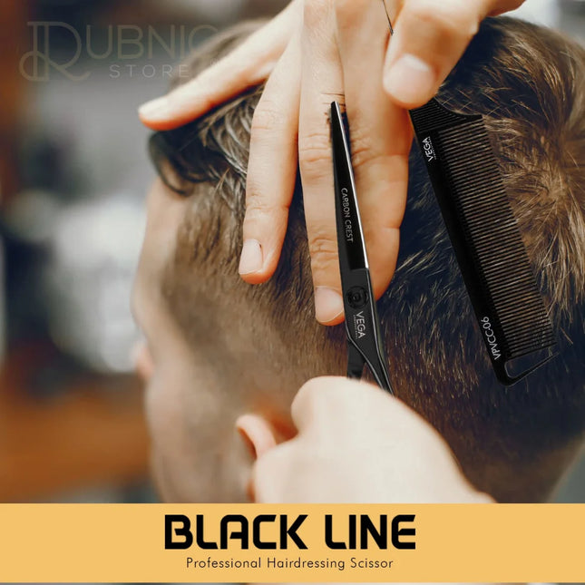 Vega Professional Carbon Crest 6 Black Line Hairdressing