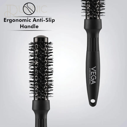 Vega Professional Carbon Dry Round Brush 25mm (VPMHB-11) -