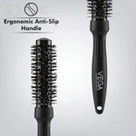 Vega Professional Carbon Dry Round Brush 25mm (VPMHB-11) -