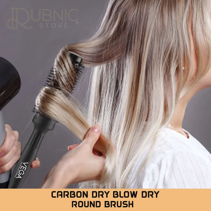 Vega Professional Carbon Dry Round Brush 32mm (VPMHB-12) -