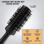 Vega Professional Carbon Dry Round Brush 43mm (VPMHB-13) -