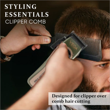 VEGA PROFESSIONAL CLIPPER COMB - BLACK - VPPCC-02 - Comb