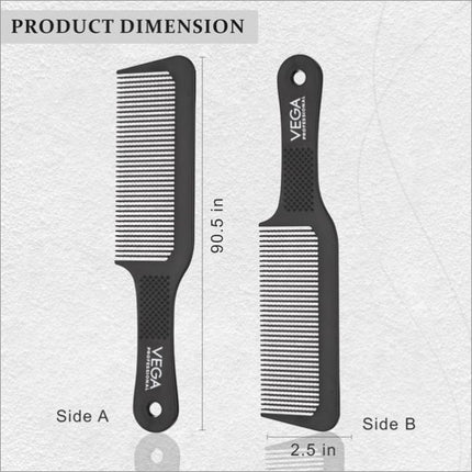 VEGA PROFESSIONAL CLIPPER COMB - BLACK - VPPCC-02 - Comb
