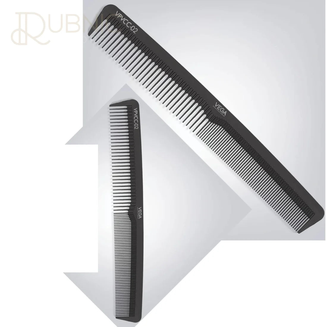 Vega Professional Cutting Comb 6.75 VPVCC-02 PACK OF 2 -