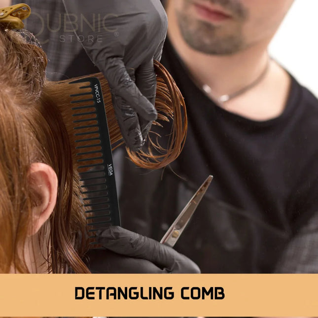 Vega Professional Detangling Comb VPVCC-15 pack of 2 - Comb