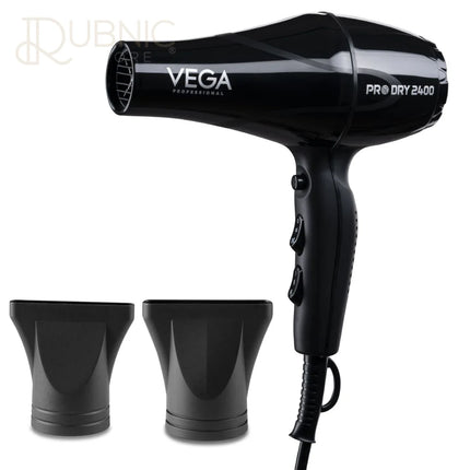 VEGA Professional Dry Hair Dryer Black (VPMHD-03) - HAIR