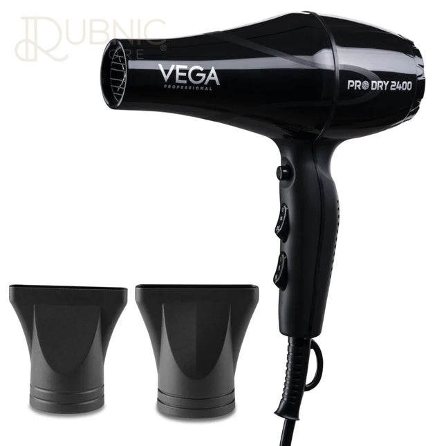 VEGA Professional Dry Hair Dryer Black (VPMHD-03) - HAIR