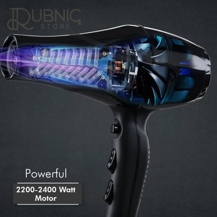 VEGA Professional Dry Hair Dryer Black (VPMHD-03) - HAIR