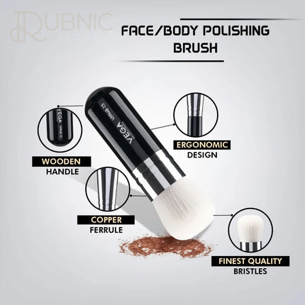 Vega Professional Face/Body Polishing Brush VPPMB-15 -