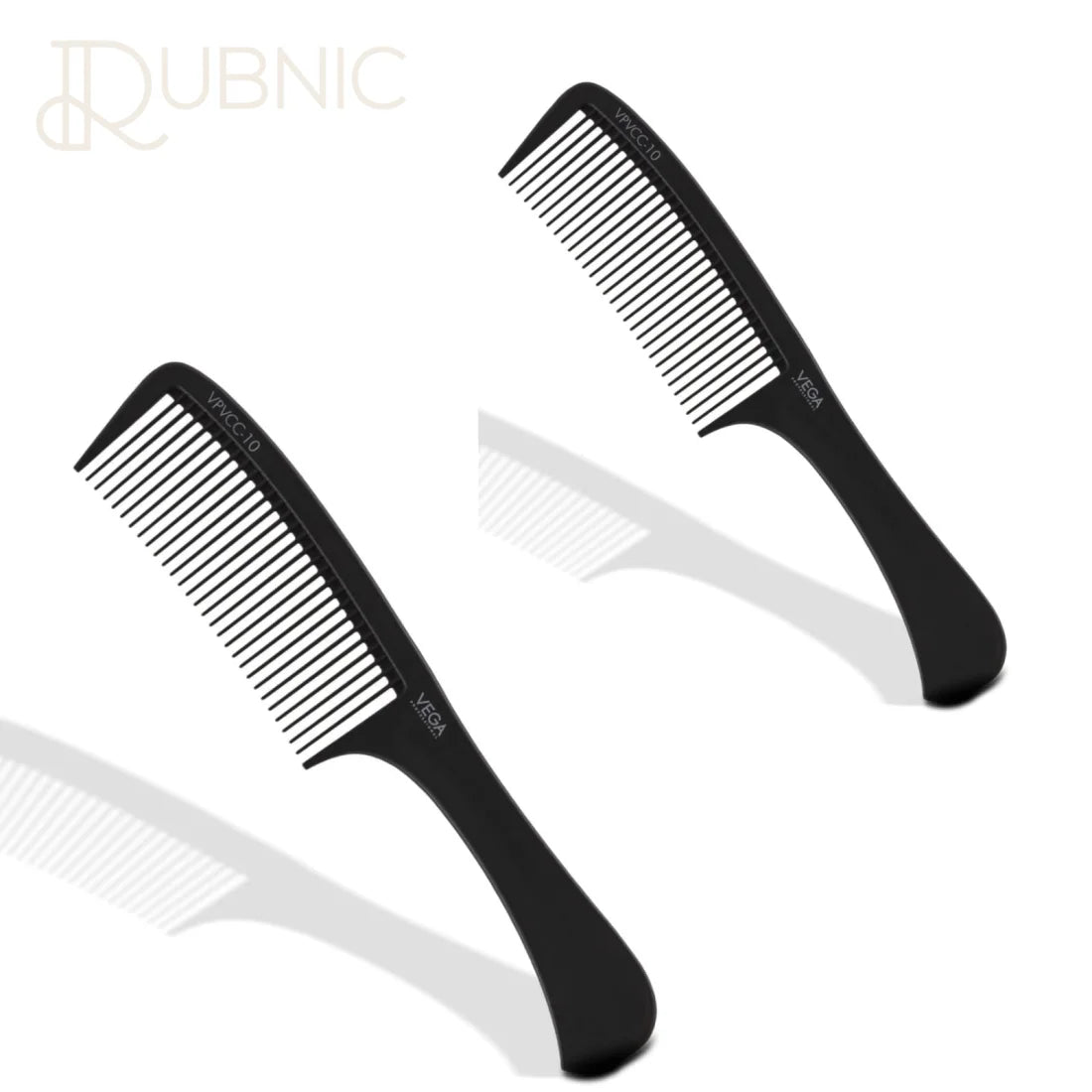 Vega Professional Handle Comb VPVCC-10) PACK OF 2 - Comb