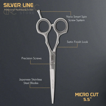 Vega Professional Micro Cut 5.5 Silver line Hair dressing
