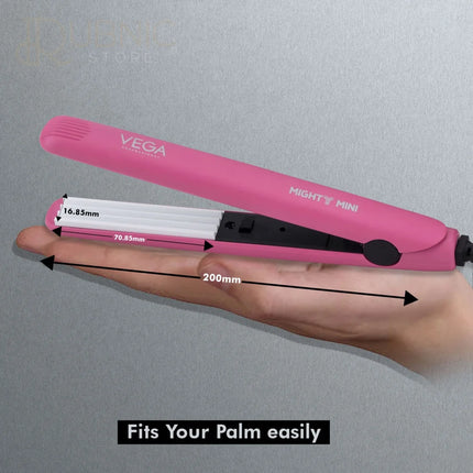 VEGA Professional Mighty Mini Hair Crimper (VPVMS-09) Pink -