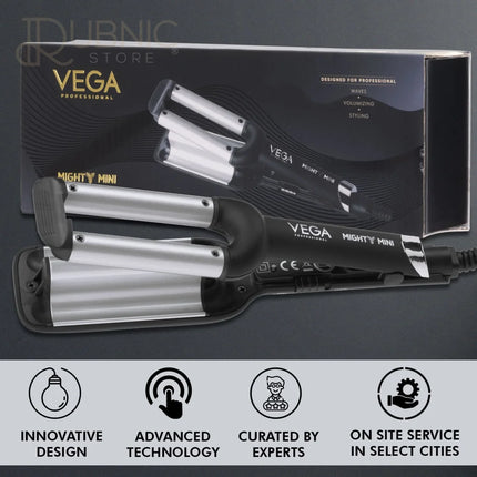 VEGA Professional Mighty Mini Triple Tong Hair Waver