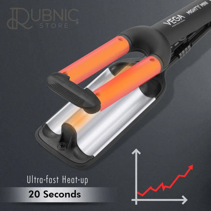 VEGA Professional Mighty Mini Triple Tong Hair Waver
