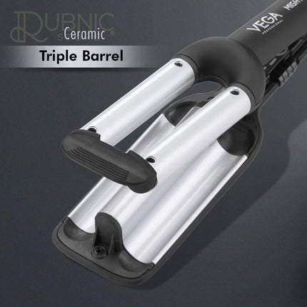 VEGA Professional Mighty Mini Triple Tong Hair Waver