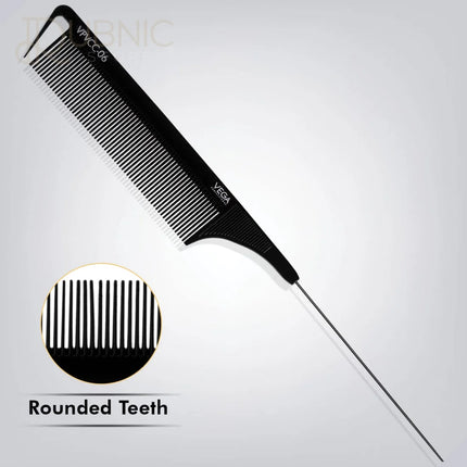Vega Professional Pin Tail Comb Wide Teeth VPVCC-06 - Comb