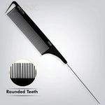 Vega Professional Pin Tail Comb Wide Teeth VPVCC-06 PACK