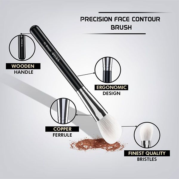 Vega Professional Precision Contour Brush - Achieve