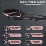 Vega Professional Pro Cera Shine Hair Straightener Brush