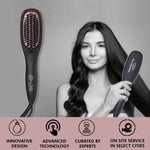 Vega Professional Pro Cera Shine Hair Straightener Brush