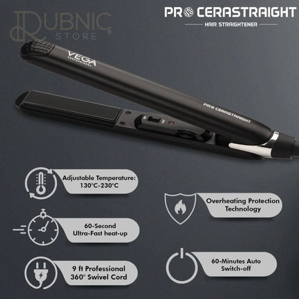 VEGA Professional Pro Cera Straight Hair Straightener