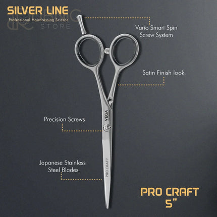 Vega Professional Pro Craft 5 Silver line Hairdressing