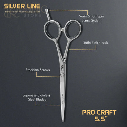 Vega Professional Pro Craft 5.5 Silver line Hairdressing