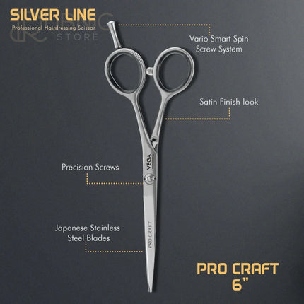 Vega Professional Pro Craft 6 Silver line Hairdressing