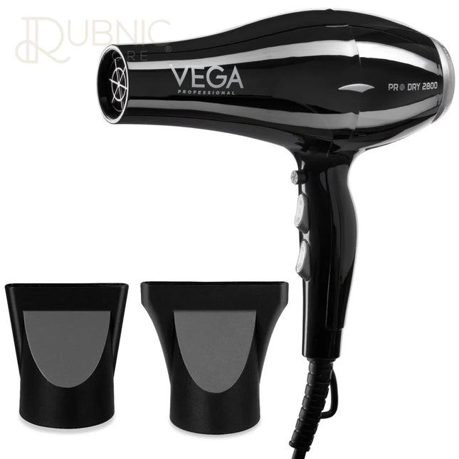VEGA PROFESSIONAL Pro Dry Hair Dryer Black (Vpphd-09) - HAIR