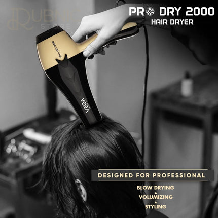 VEGA Professional Pro Dry Hair Dryer Gold (VPVHD-04) - HAIR