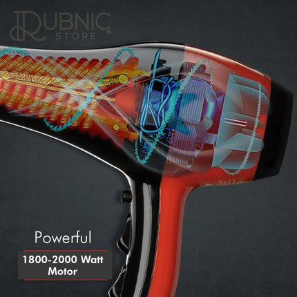 VEGA Professional Pro Dry Hair Dryer Red (VPVHD-07) - HAIR