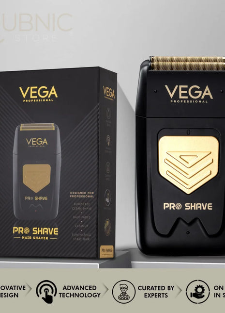 VEGA Professional Pro Shave Hair Shaver with Gold Titanium