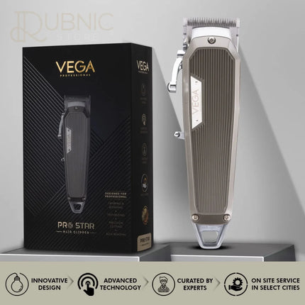 VEGA Professional Pro Star Hair Clipper VPPHC-04 Grey - HAIR