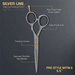 Vega Professional Pro Style Satin E 5.5 Silver line
