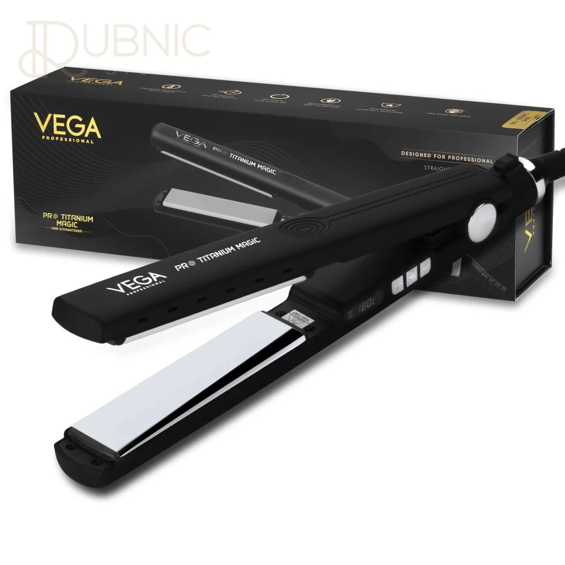 Vega Professional Pro Titanium Magic Hair Straightener