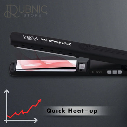 Vega Professional Pro Titanium Magic Hair Straightener