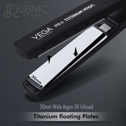 Vega Professional Pro Titanium Magic Hair Straightener