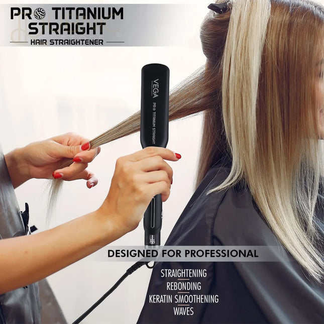 VEGA Professional Pro Titanium Straight Hair Straightener