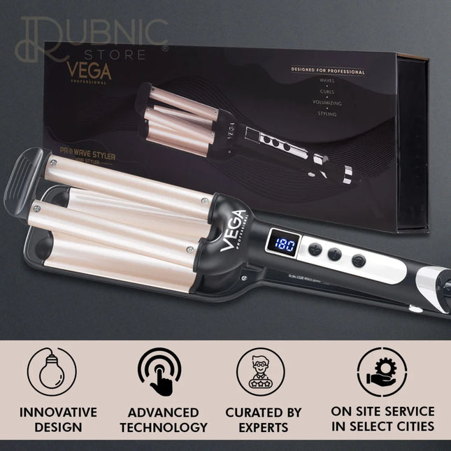 VEGA Professional Pro Wave Triple Barrel Hair Styler