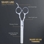Vega Professional Silver Ice 28 Thinning Silver line