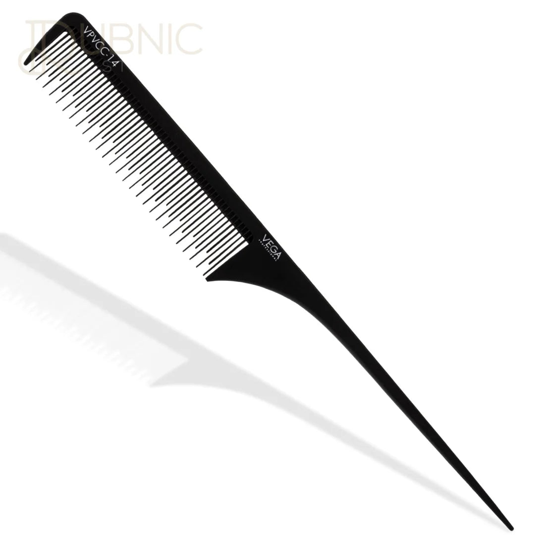 Vega Professional Tail Comb Staggered Teeth VPVCC-14 - Comb
