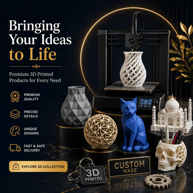 White 3d-printed vase with a twisted lattice design