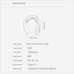 Xiaomi youpin jeeback g20 electric cervical vertebra massager with sleek ergonomic design and three-level constant temperature