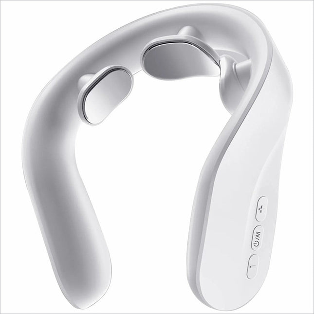 White xiaomi youpin jeeback g20 electric cervical vertebra massager with three control buttons and three-level constant temperature