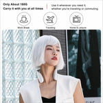 White xiaomi youpin jeeback g20 electric cervical vertebra massager with three-level constant temperature hot compress worn on neck