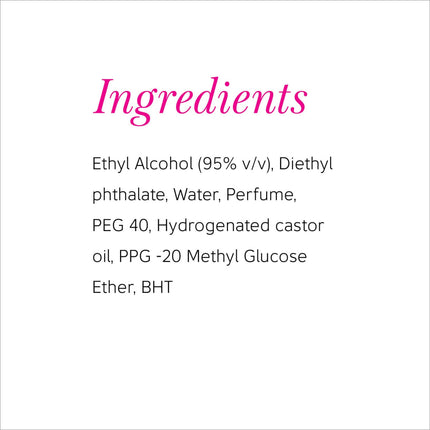 a bottle of water with a label stating ingredients